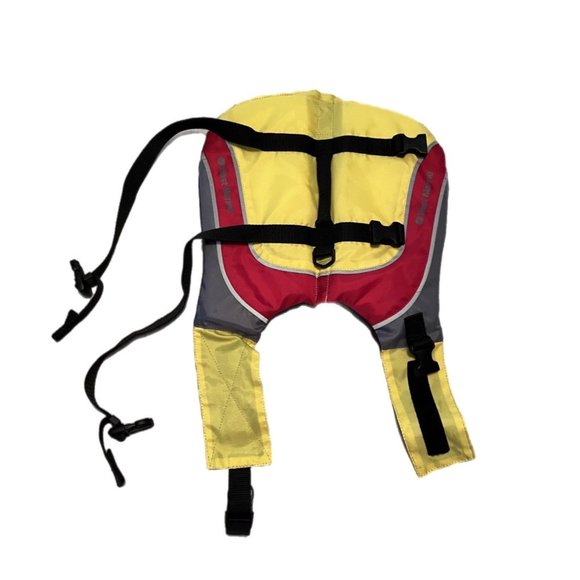Pet Dog Life Jacket Swimming Durable Safety Vest Reflective Stripe & Pull Handle - Picture 2 of 4